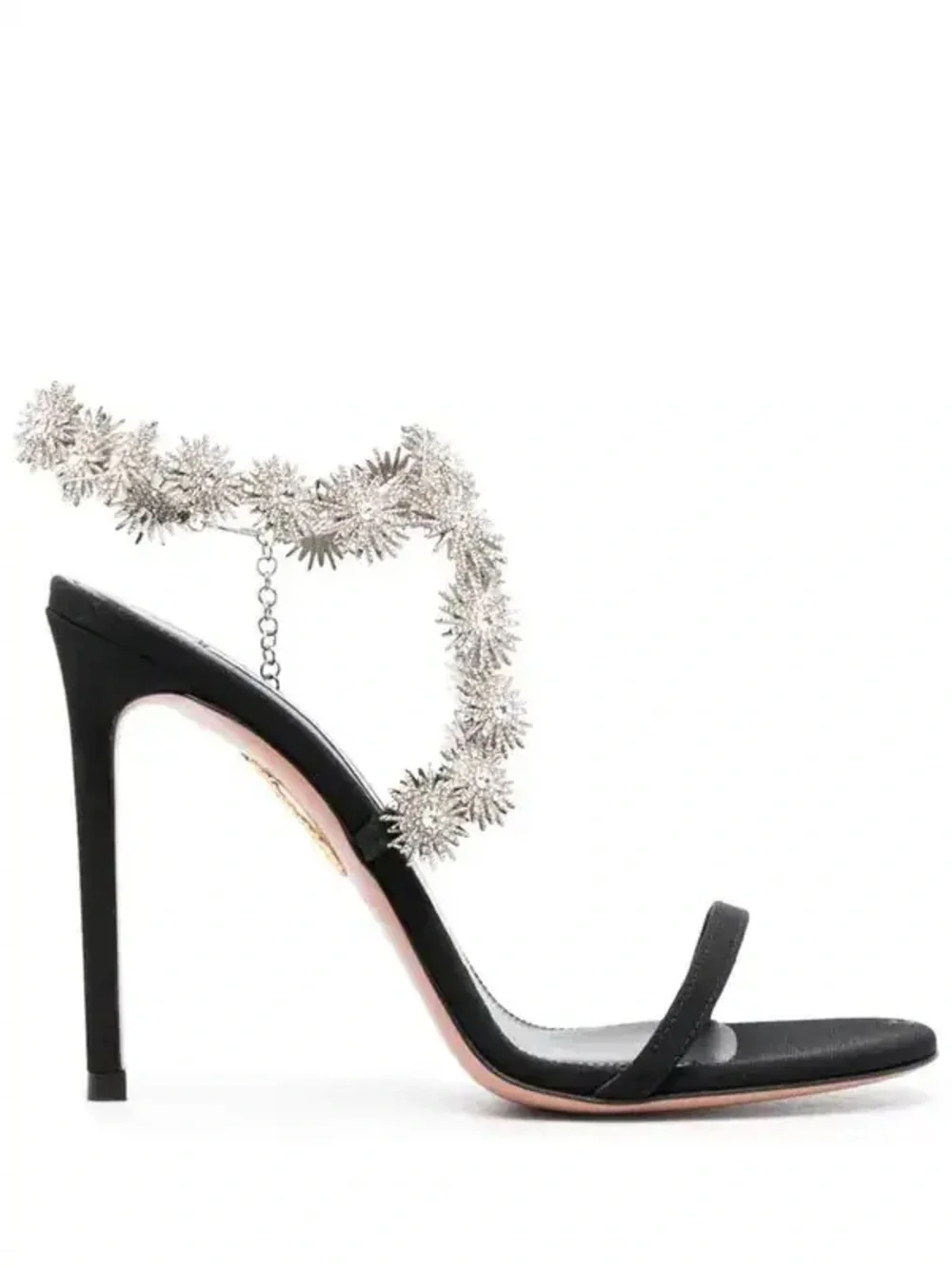 New Aquazzura Comet 105mm crystal-embellished sandals $1,795 37